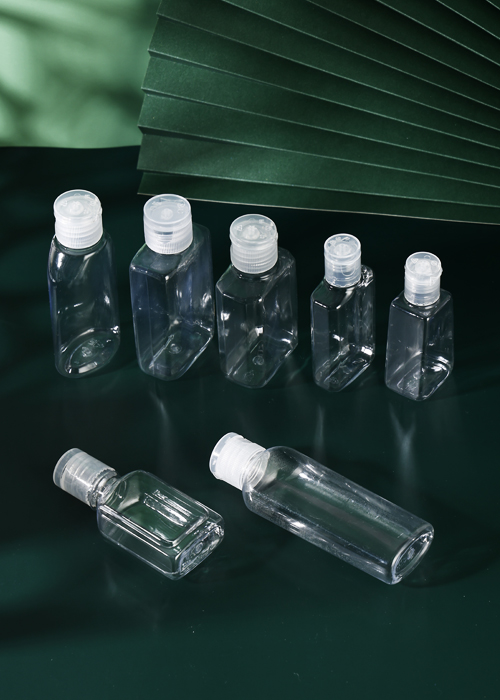 60ml PET翻盖椭圆方瓶扁瓶