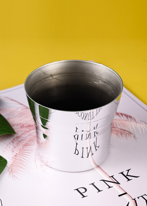冰桶 花盆 杯状容器PP电镀银色