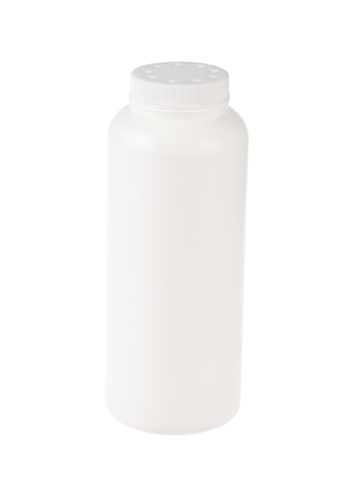 100-300g PE痱子粉瓶 盖子带孔